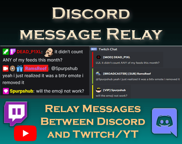 Discord to Twitch & YouTube Relay Thumbnail